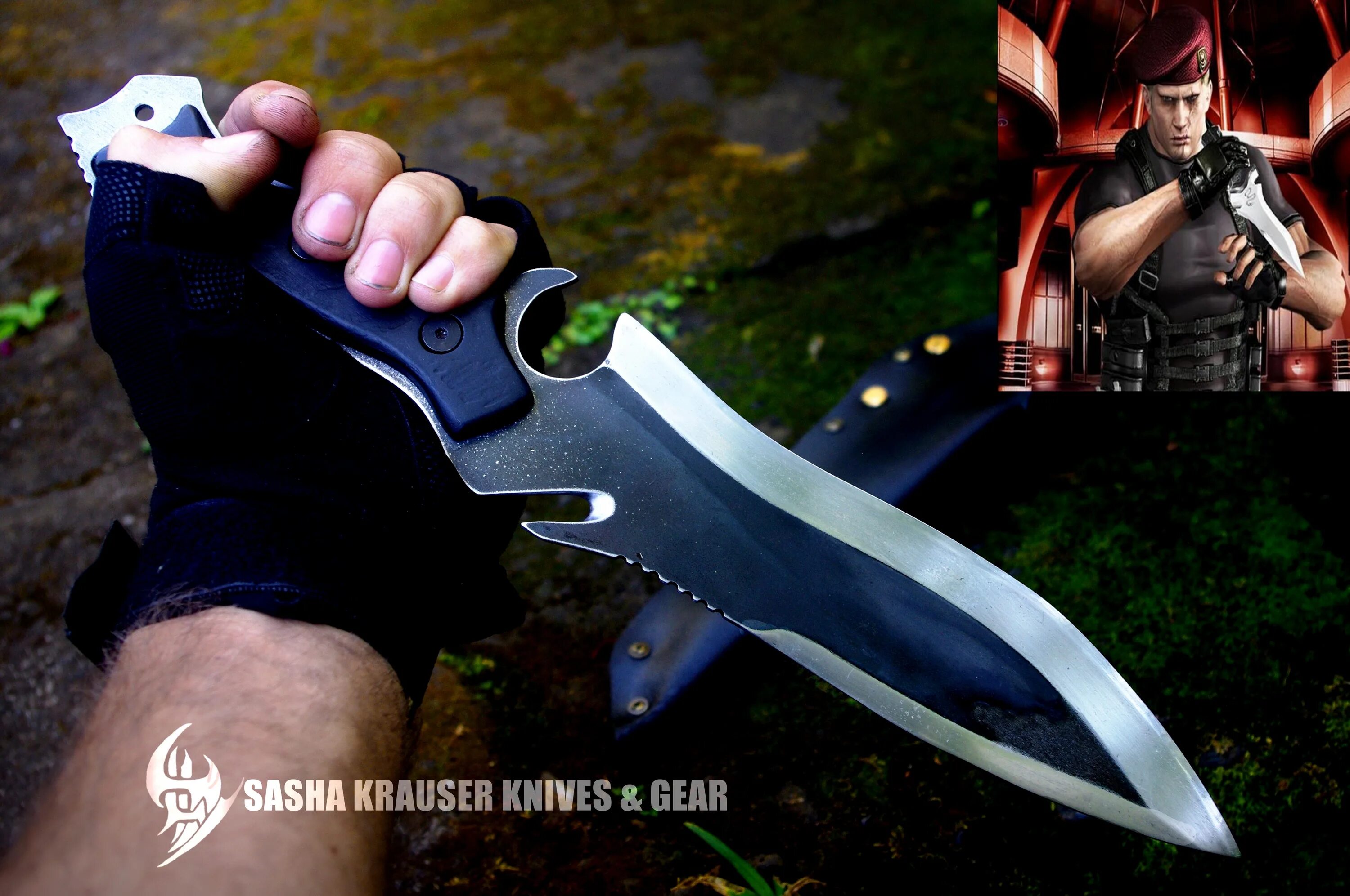 Krauser Knife. Нож Краузера из Resident Evil 4. Re4 u3 Knife. Нож Краузера из Resident Evil.