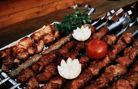 Кавказская кухня шашлык