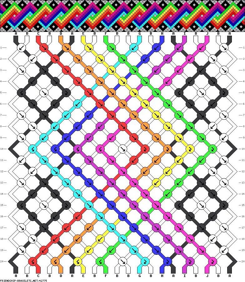 Схемы радужных фенечек. Плетеная фенечка. Фенечки из ниток. Узкие фенечки. Идеи для фенечек.