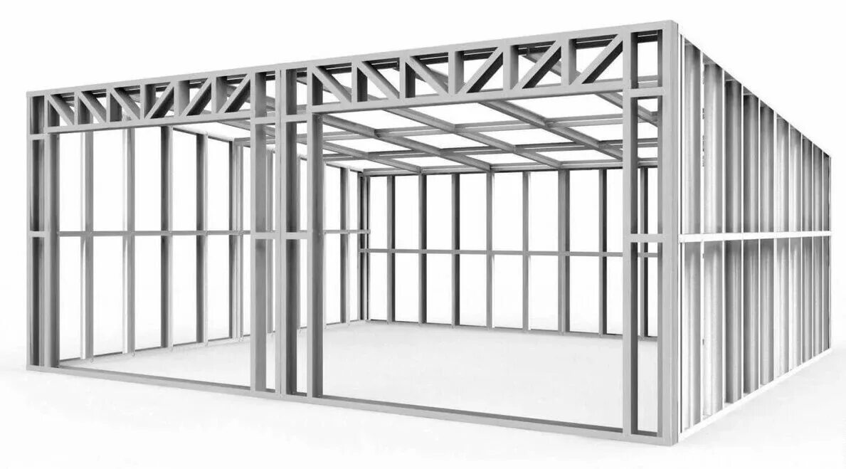 Каркас из профильной трубы. Каркас ангара из профильной трубы 100х100. лстк ангар односкатный. лстк каркас 10х17. каркас лстк 6х10.