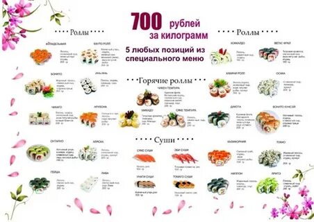 Суши фаворит усть тарка