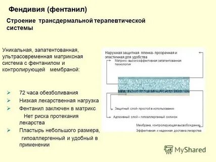 Пластырь с фентанилом инструкция