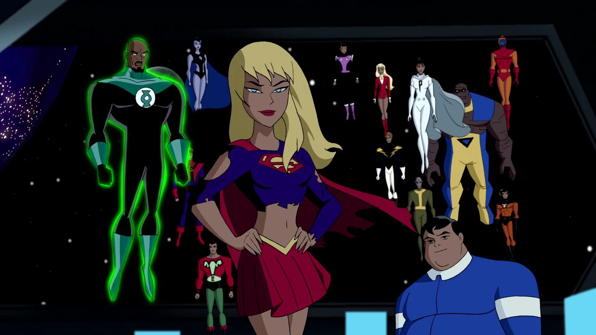 Справедливости без границ. Justice league 2001 superman. Лига справедливости 2001 супергерл. Лига справедливости без границ бэтмен будущего. Justice league 2001.