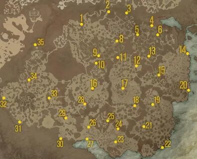 Diablo 4 карта лилит