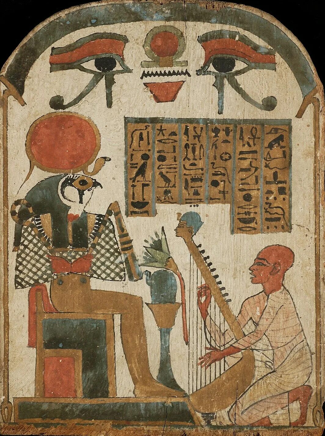 Где поклонялись богу ра. Фрески Египта с Богом ра. Песнь арфиста древний Египет. Бог ра в древнем Египте. Бог Амон ра фреска.