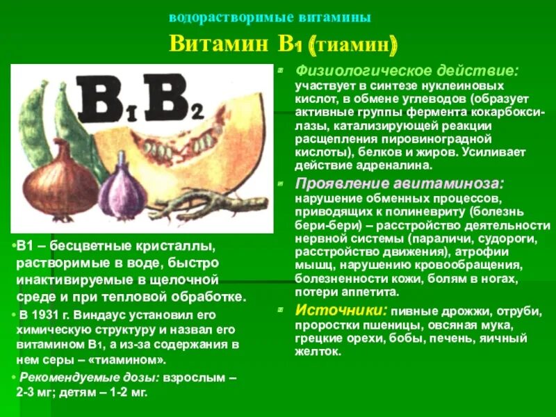 1 водорастворимые витамины. Водорастворимые витамины витамин в1. Тиамин витамин в1. Водорастворимые витамины тиамин. Характеристика водорастворимых витаминов.