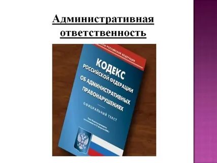 Административная ответственность должностных лиц в сфере