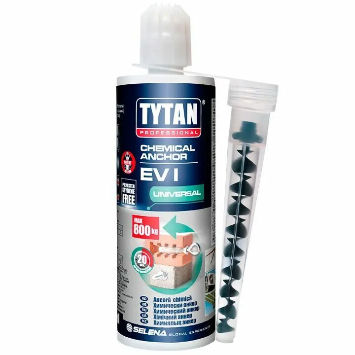 Tytan professional анкер химический универсальный серый 300 мл ev-i-300/5 94906. Анкер химический tytan professional ev-i, 1 шт. Tytan химический. Tytan химический. Анкер химический tytan 300мл.