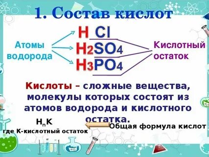 5 кислот в химии