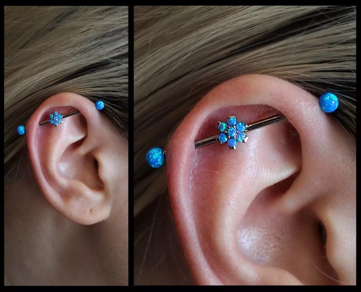 пирсинг уха хрящ хеликс трагус. через сколько можно поменять сережку. прокол уха хеликс 2 серьги. через сколько можно поменять сережку. пирсинг мочки уха двойной.