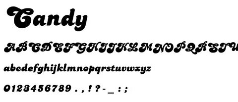 Font candy