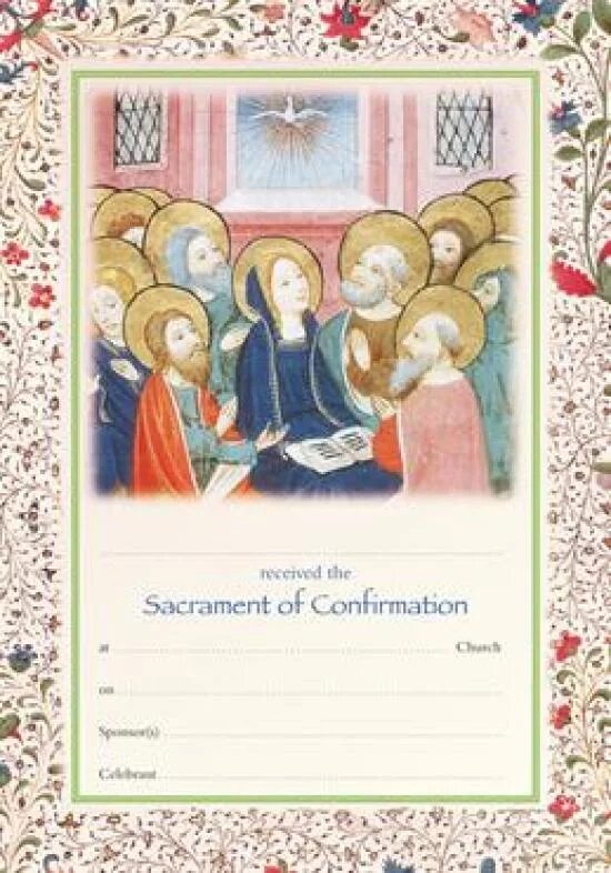 Confirmation. Sacrament of confirmation.