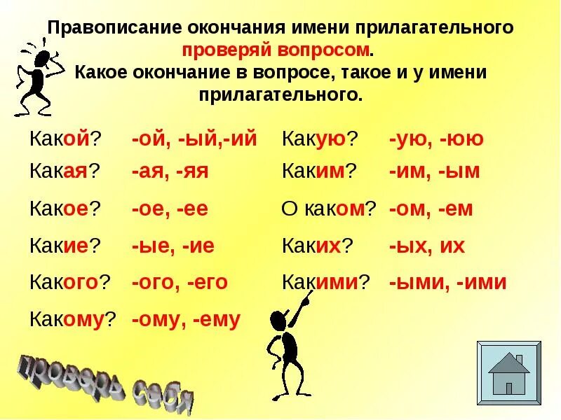 Какое будет правильное слово. Правописание имен прилагательных: - окончания прилагательных. Правописание окончаний имен прилагательных. Как определить правописание окончаний имен прилагательных. Имя прилагательное правописание окончаний.