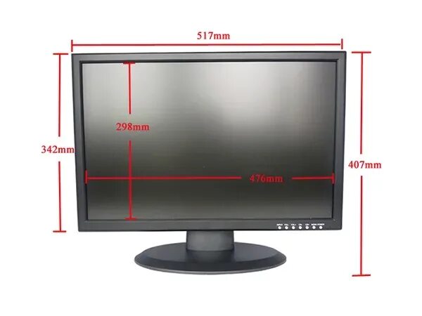 Монитор 19 дюймов Размеры экрана. 10.2 TFT LCD Monitor. Габариты монитора 22 дюйма в сантиметрах. Монитор 27 дюймов размер в см высота ширина.