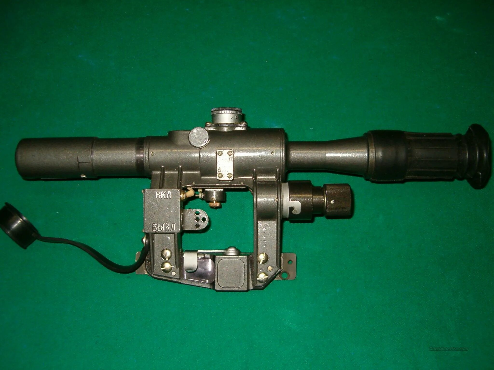 Прицел АК. ПСОП-3. Sniper scope. Прицел ПУ на АК.