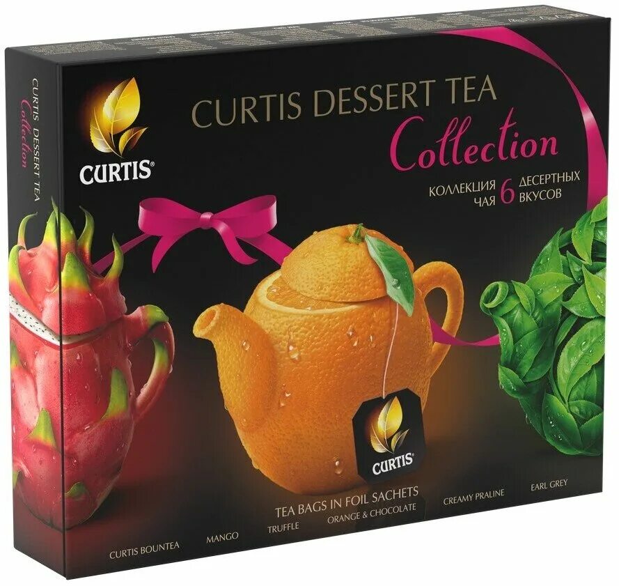 набор чая curtis dessert tea collection. 5 г.