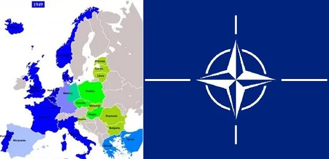 Нато ход. Блок НАТО 1949. Атлантический блок НАТО. НАТО 12 государств. Государства входящие в НАТО 1949 Г.