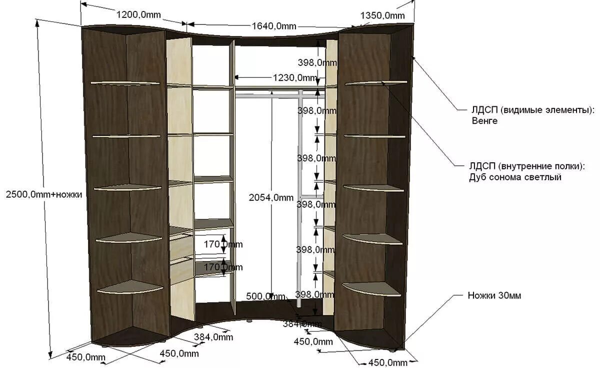 Фото размеров угловых шкафов. Угловой шкаф 1200х1200 радиусный. Угловой радиусный шкаф 800х800. Радиусный шкаф купе 1200 1200. Угловой шкаф чертеж pro100.