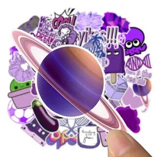 Фиолетовые стикеры