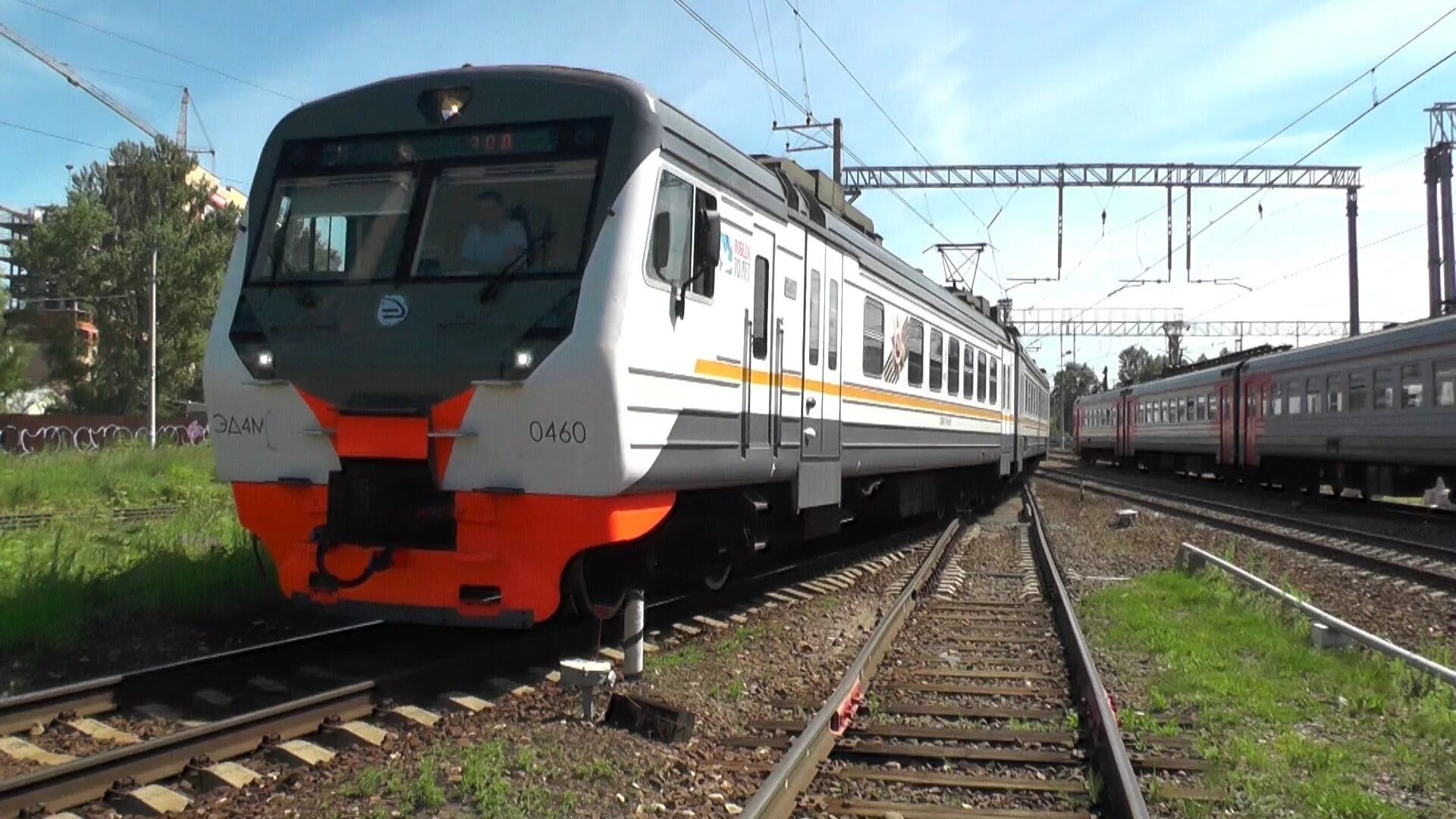 Электропоезда видео. Эд4м 0460. Эд4м ЦППК. Эд4м-0035 Голицыно. Голицыно станция электричка.