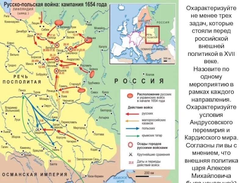 Кто возглавил освободительную борьбу против речи посполитой. 1654-1667 Андрусовское перемирие.