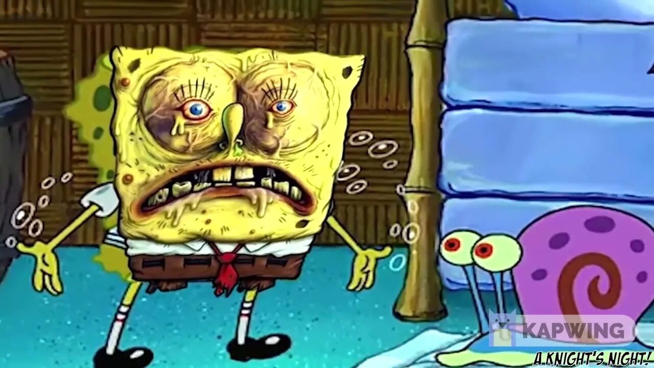 Spongebob behind closed doors