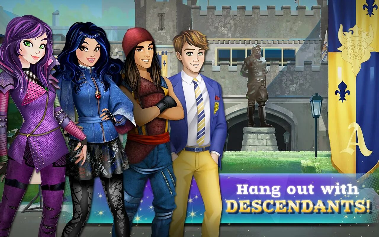 Наследники Дисней 1. Наследники Дисней герои. Disney descendants игра.