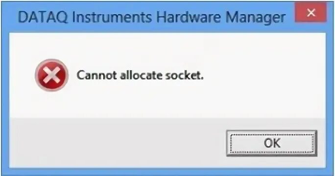 Cannot allocate
