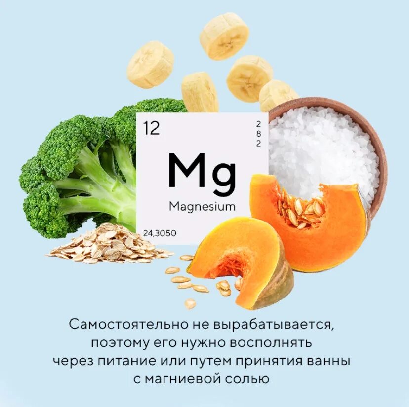Содержание магния в продуктах питания. Содержание магния в продуктах питания