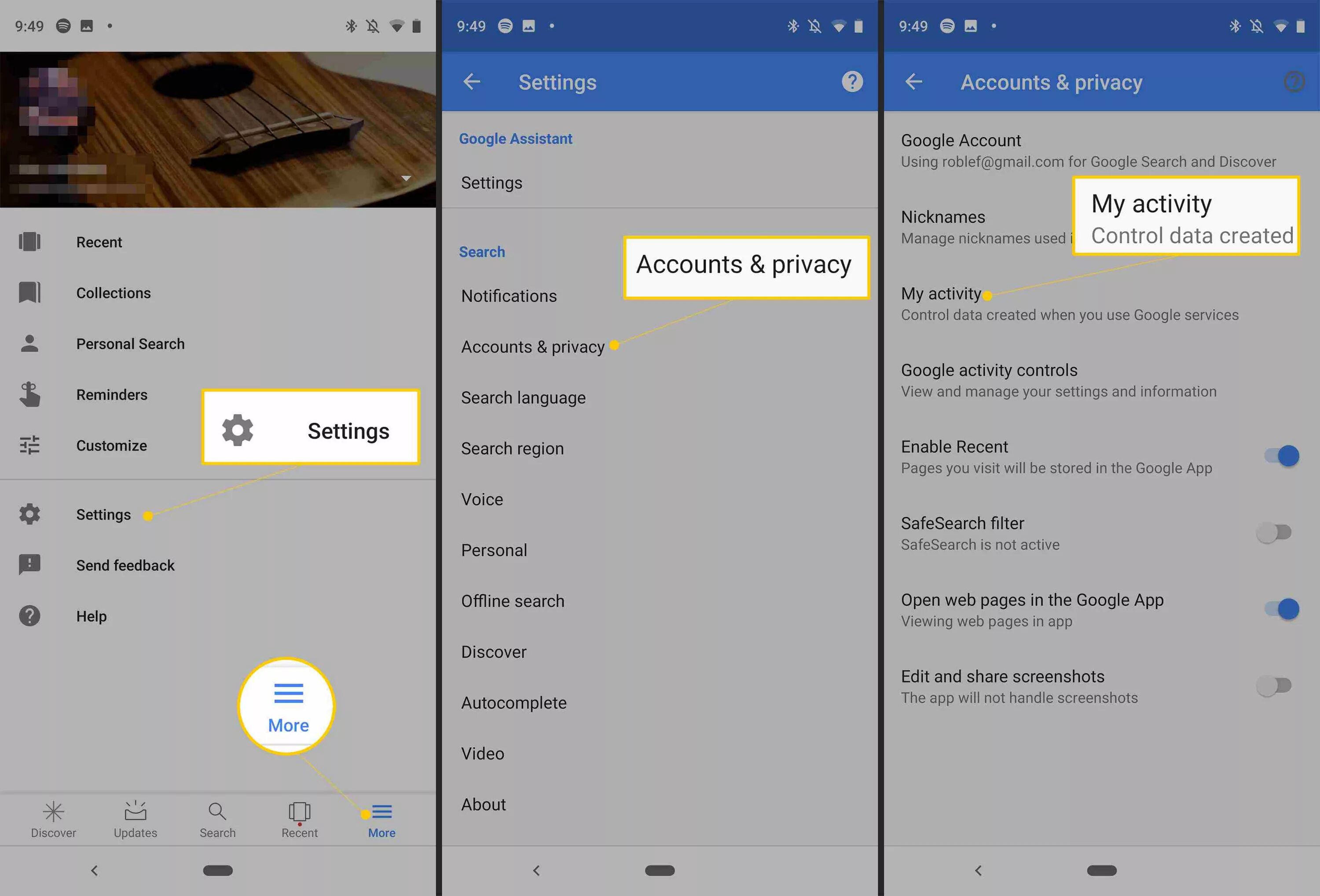 More settings перевод. Setting перевод. settings and more &gt; settings &gt; privacy, search, and services.. settings перевод на русский. how to manage your google privacy settings.