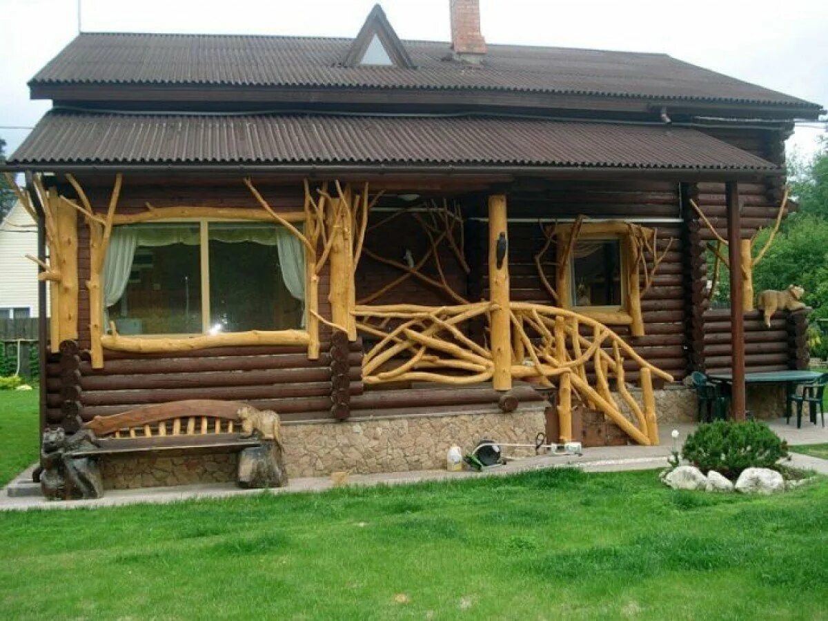 Бревенчатый дом с террасой. Бревенчатые террасы. Красивые деревянные веранды. Открытая веранда из бревна. Бревенчатые террасы.