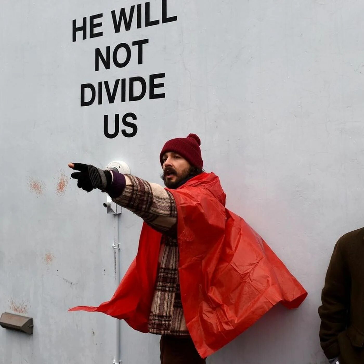 He will not divide. He will not divide us. флаг he will not divide us frog.