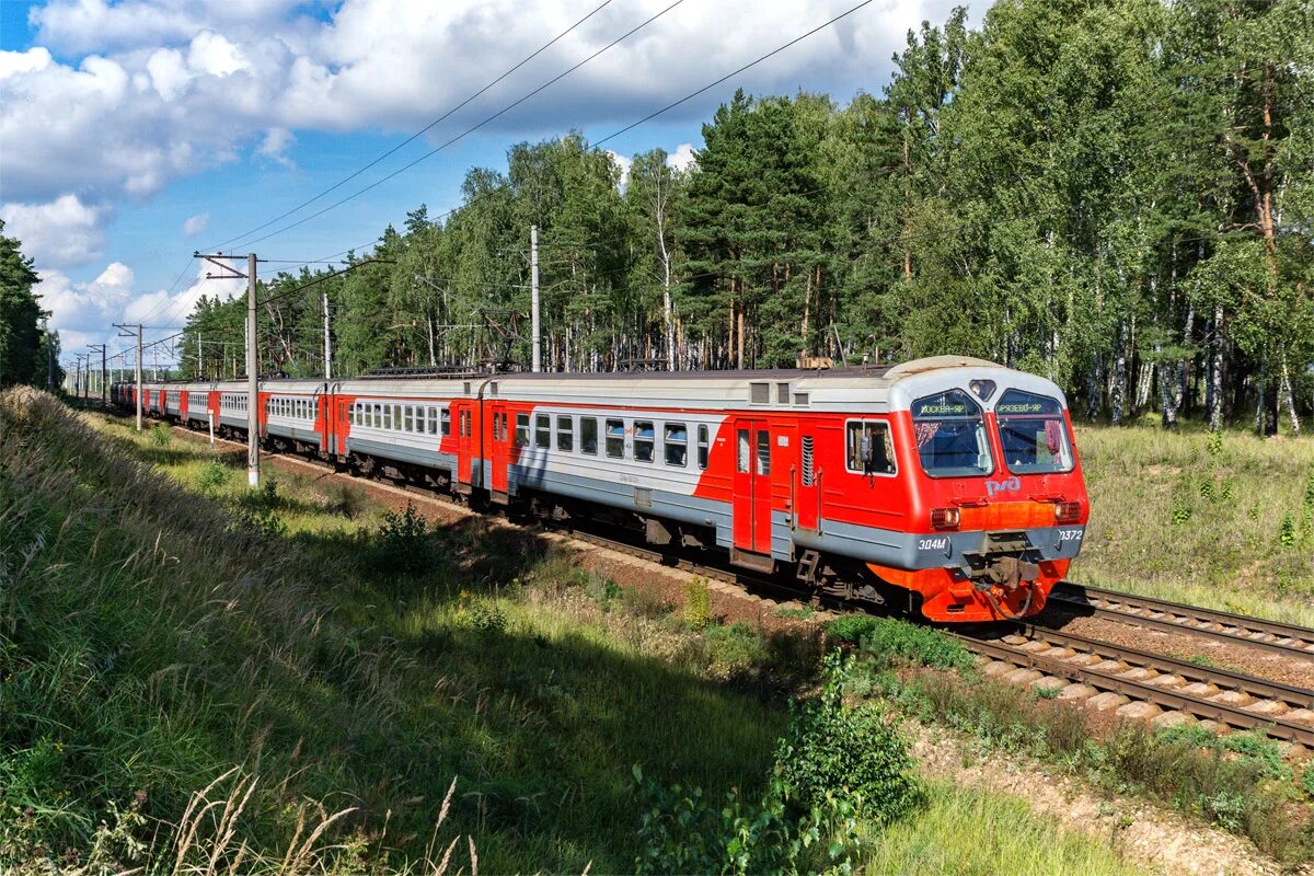 Электричка никольское фрязево. Эд4м 0372. Эд4м 372 Галилео. Красноармейск станция эд4м. Станция Заветы Ильича эд4м.