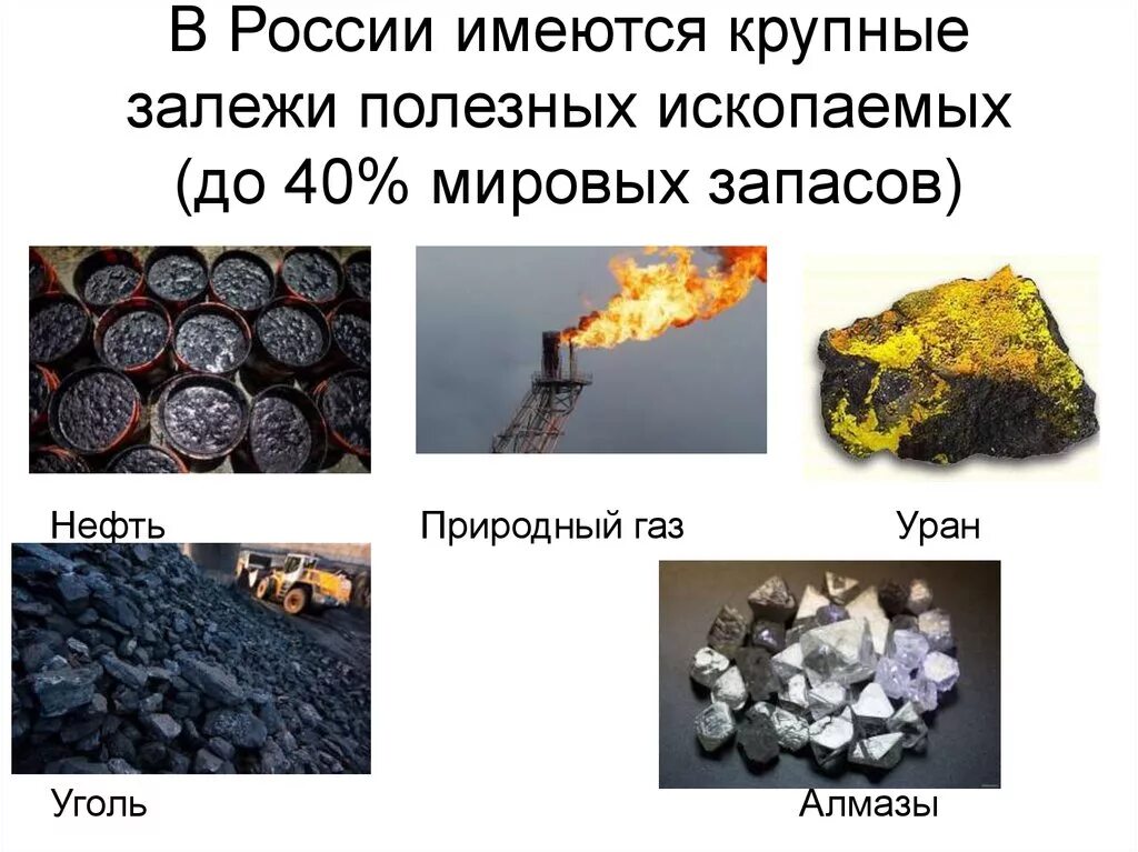 Полезные ископаемые региона