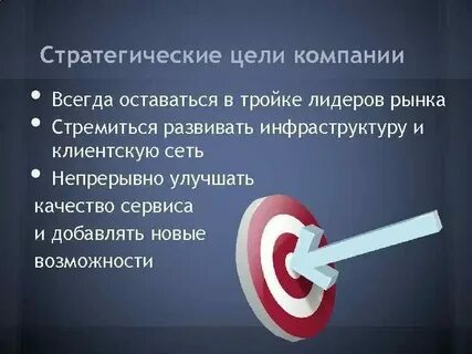 Общая цель предприятия это