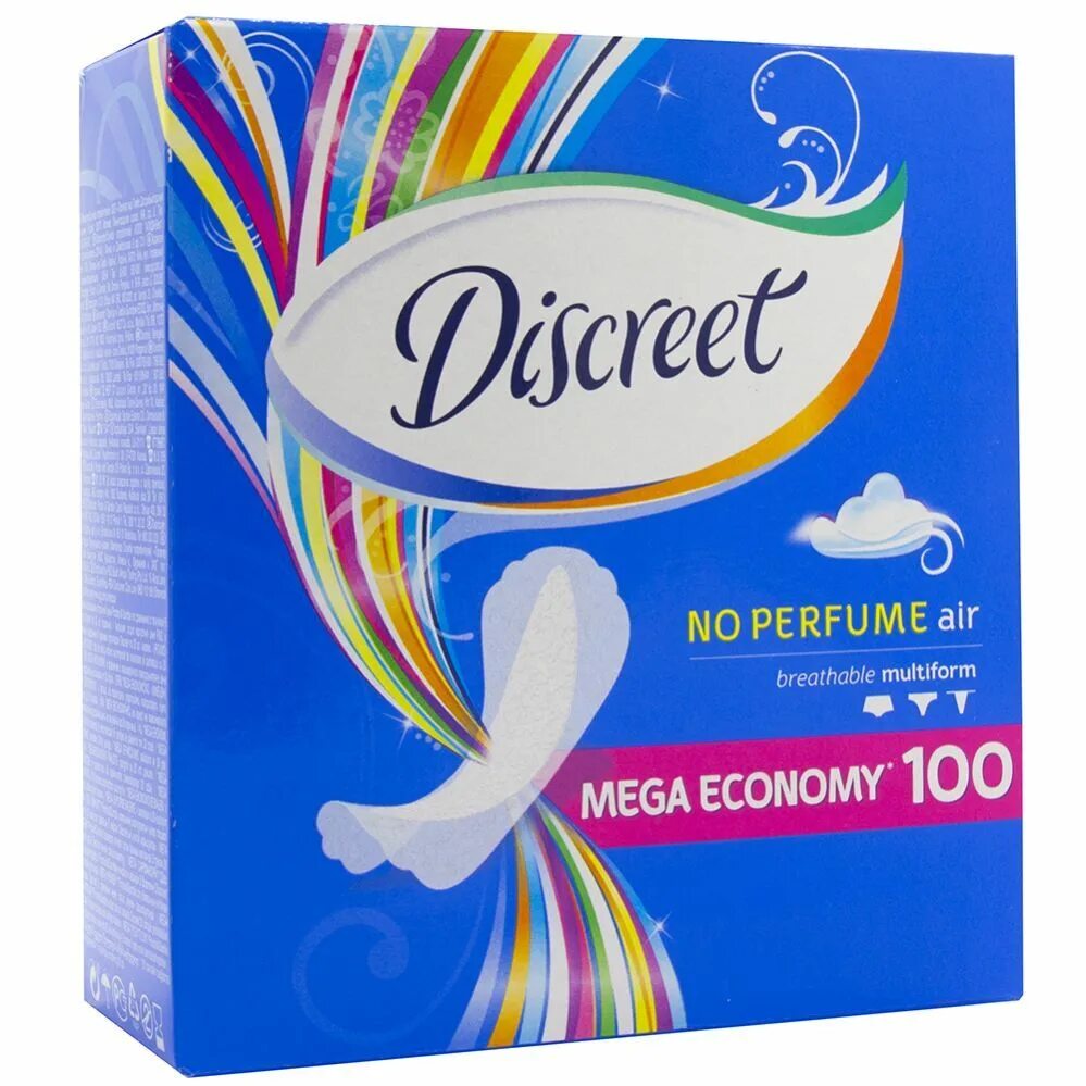 Прокладки ежедневные discreet 100. Discreet прокладки ежедневные breathable multiform air, 100 шт. Прокладки дискрит ежедневные 100. Дискрит мультиформ прокладки. Прокладки дискрит ежедневки 100 шт.