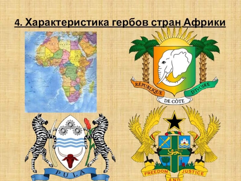 Какие есть символы стран. Эмблема государства. Гербы африканских стран. Герб Африки.