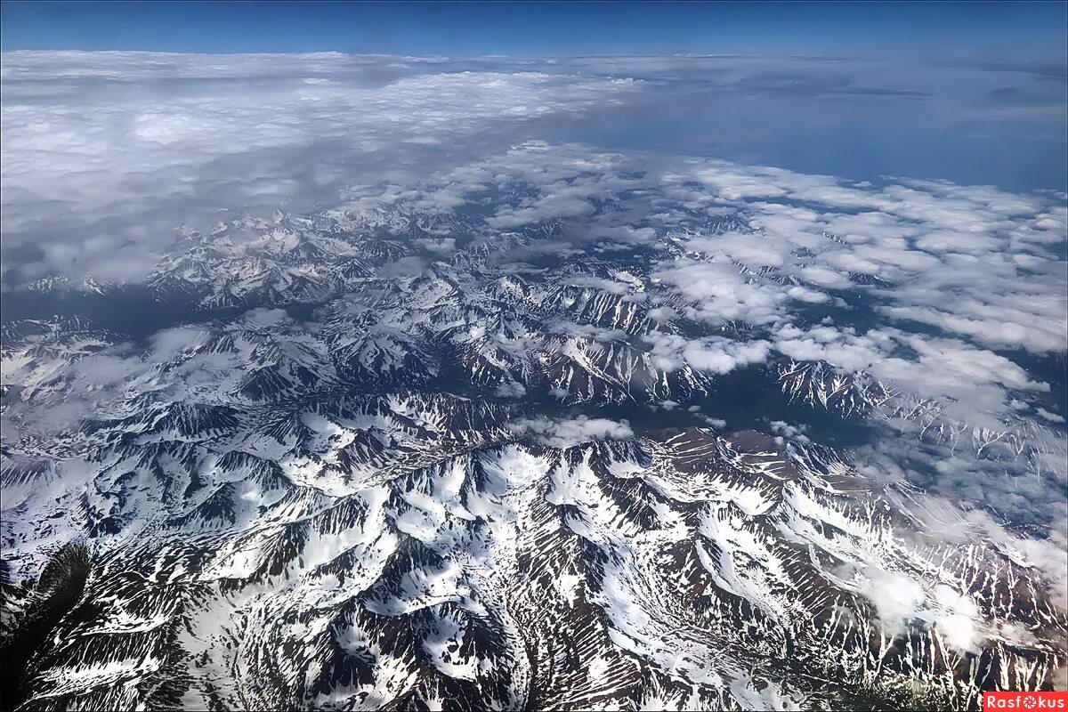 камчатка со спутника