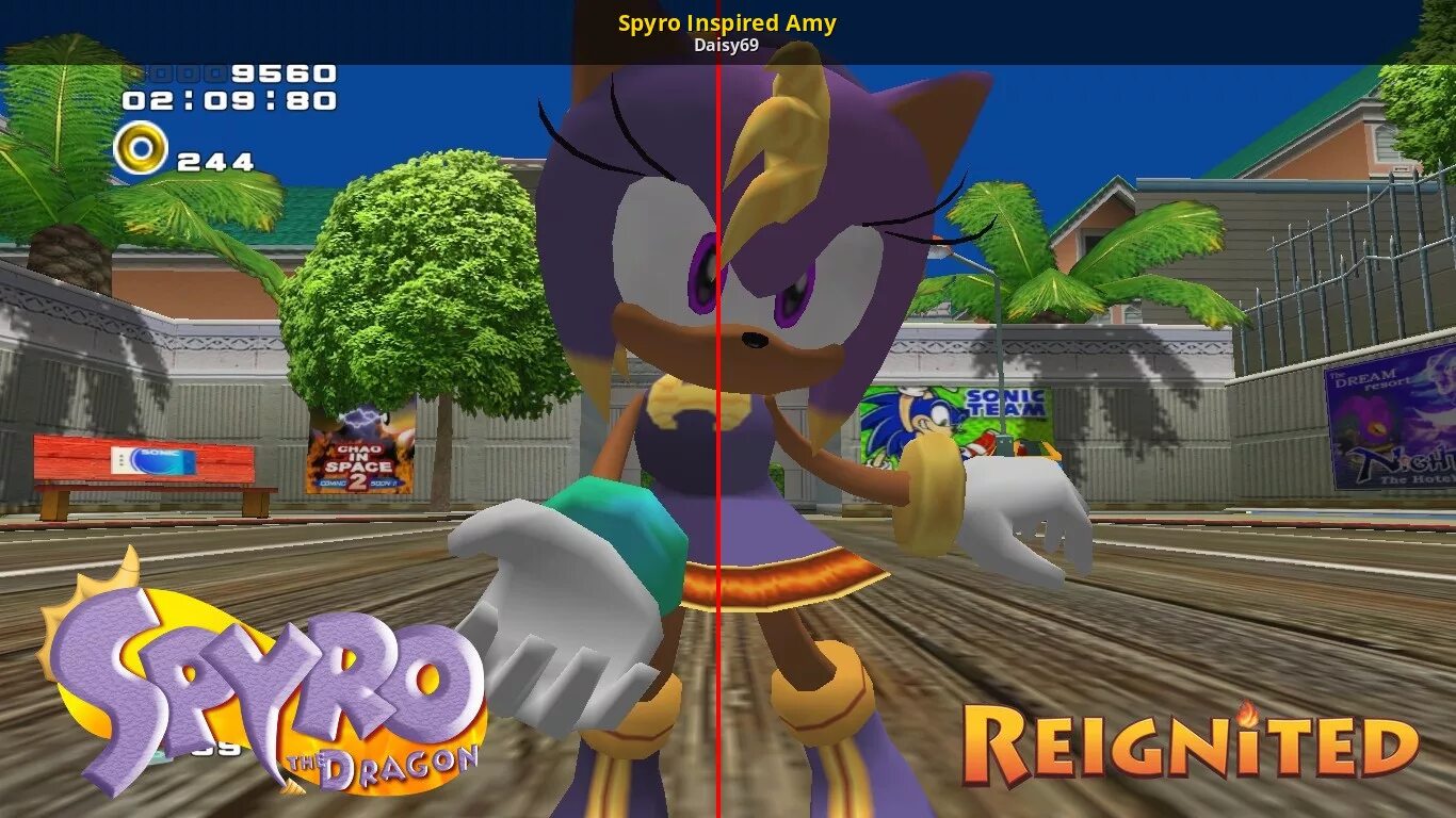 Extra slot amy sonic 3