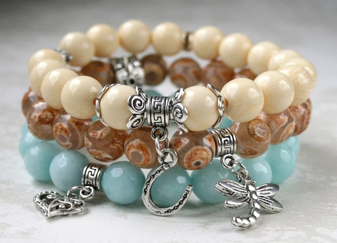 создание браслетов из натуральных камней