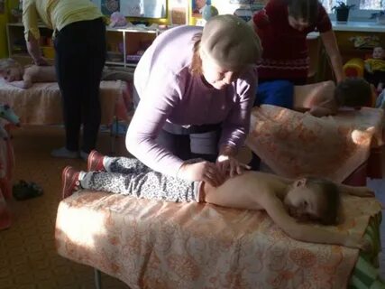 Массаж грудной клетки ребенку