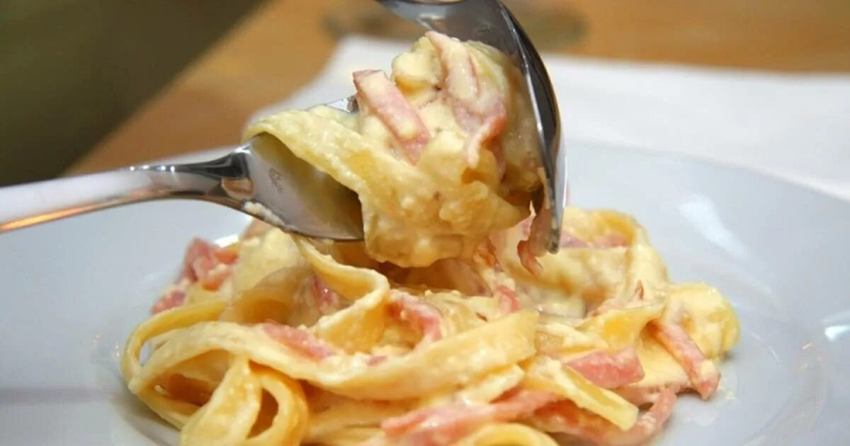 Соус сырный с ветчиной