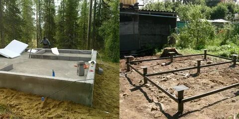 Фундамент под баню своими руками
