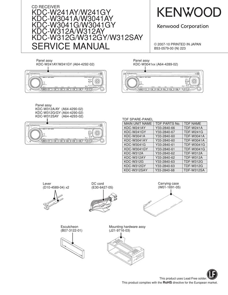 Подключение kdc. Kenwood kdc w3041. kdc 3041 kenwood. автомагнитолы кенвуд kdc w241. kenwood kdc-w241ay.