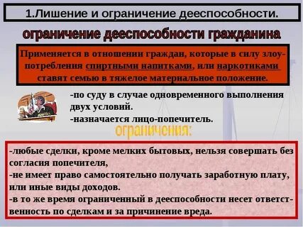Ограничение дееспособности гражданина допускается только по решению