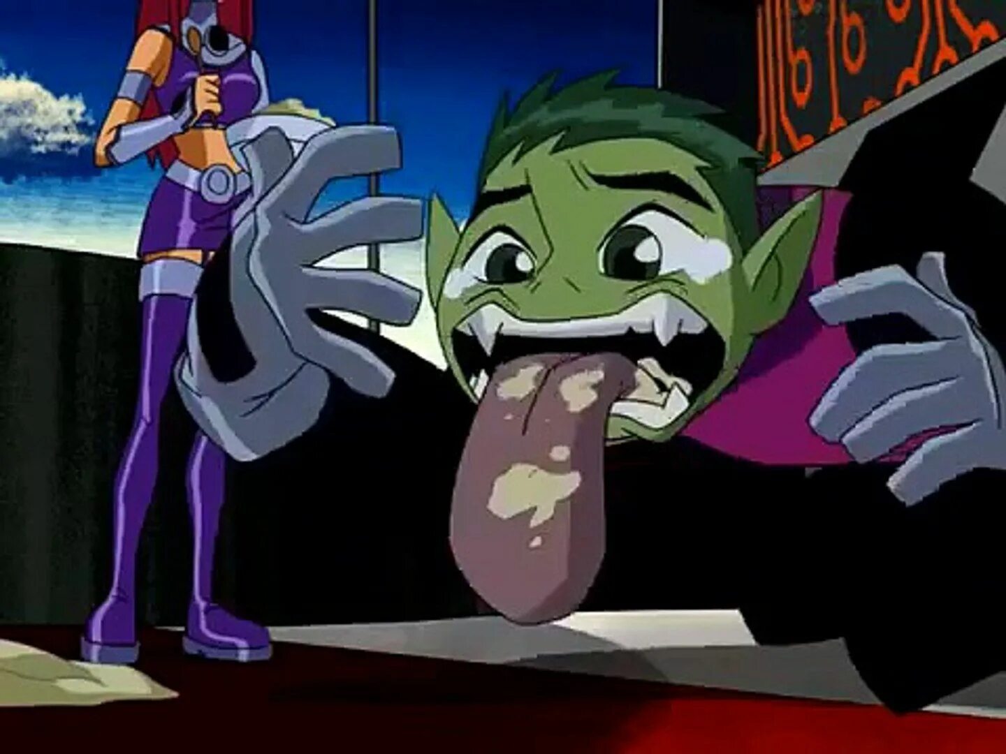 титаны тентакли. Teen titans tentacles. блэкфайр dc. тригон титаны. Brushogun.