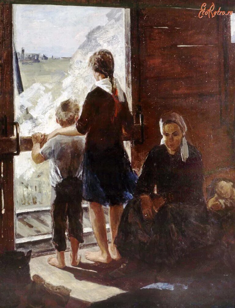 Картина возвращение. Кондулукова Вера Ивановна художник. Возвращение картины художников. Непрофессиональный художник.