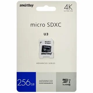Карта памяти microsdxc 256