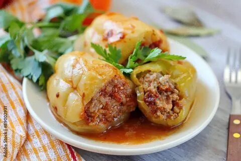 Фаршированные перцы начинка из мяса и риса