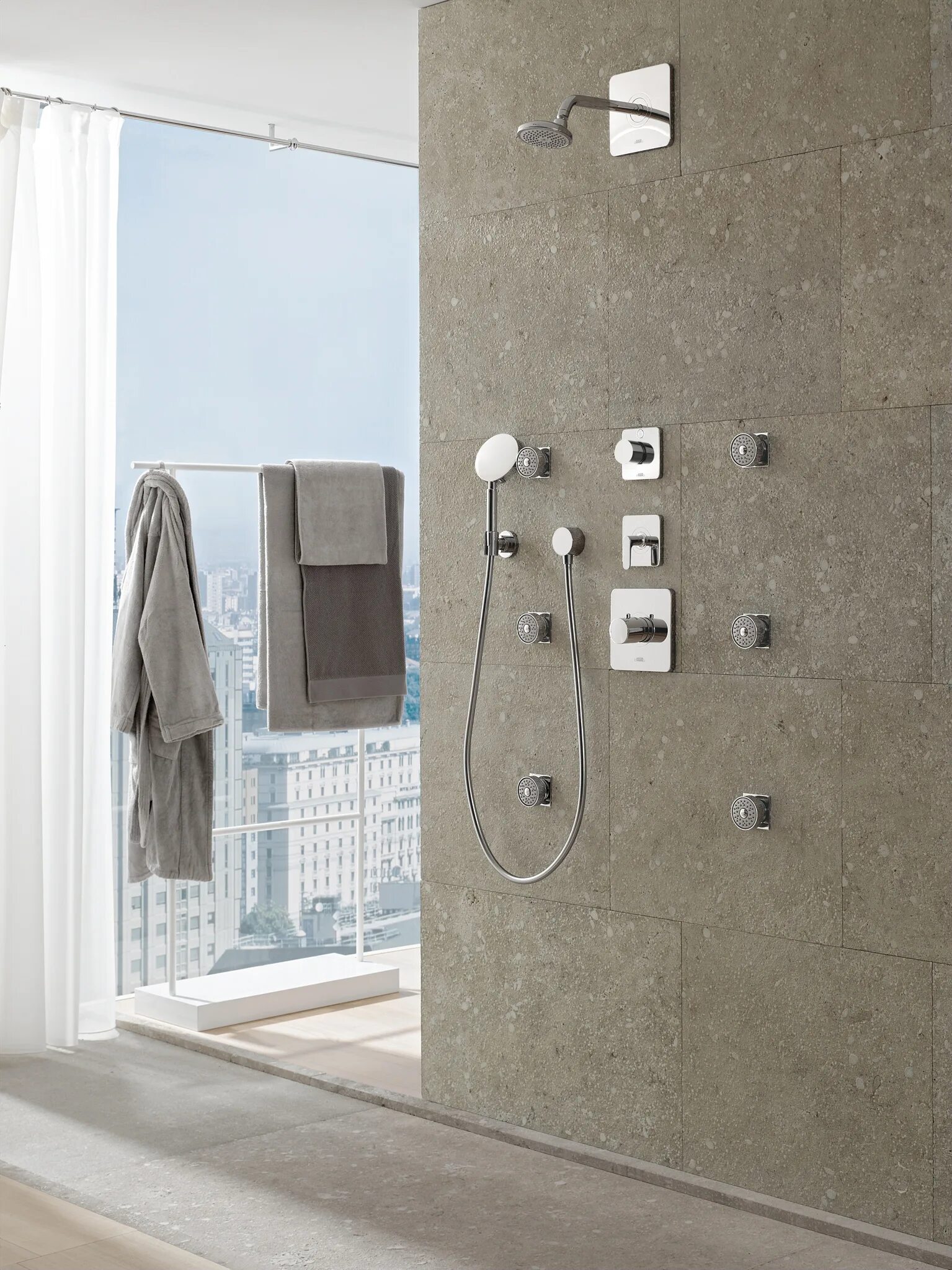 Axor Starck 27451000. Душевой смеситель Axor. Hansgrohe Fixfit 27451000. Hansgrohe инсталляция.